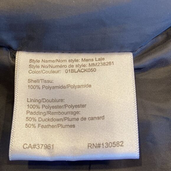 McKinley Black Hooded Puffer Jacket XL - Picture 5 of 5